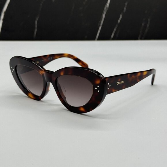 NEW CELINE CL40320U 53F HAVANA BROWN WOMEN SUNGLASSES CELINE - Picture 5 of 9
